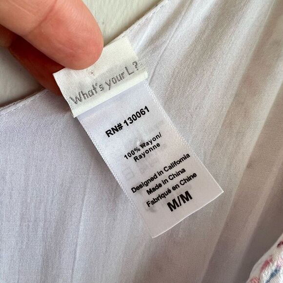 L Space Maria Techno Garden Floral Tie Romper Swim Cover Up Women’s Medium - Picture 9 of 12